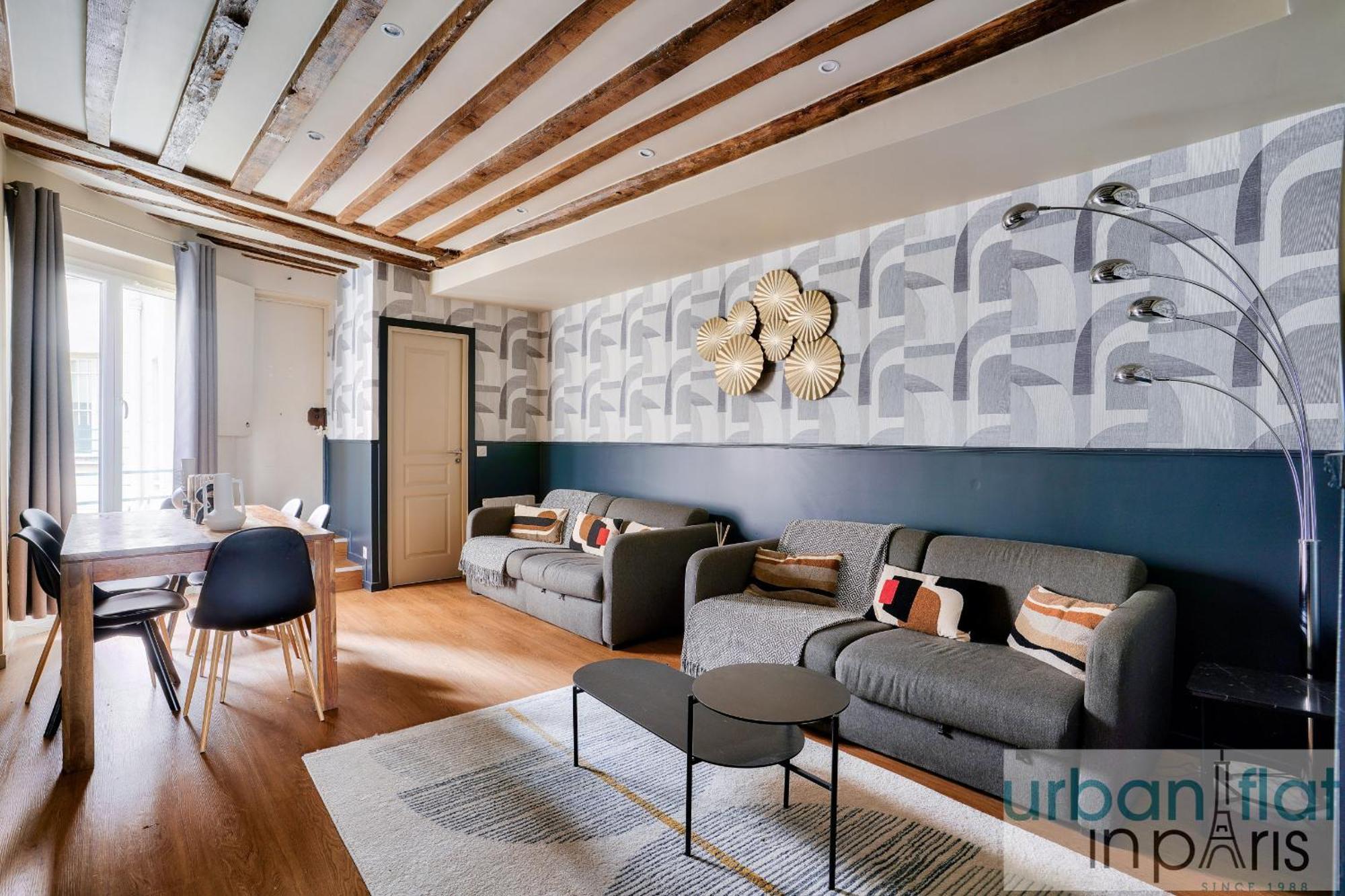 Urban Flat 02 - 4 Bedrooms Flat In Center Of Appartamento Parigi